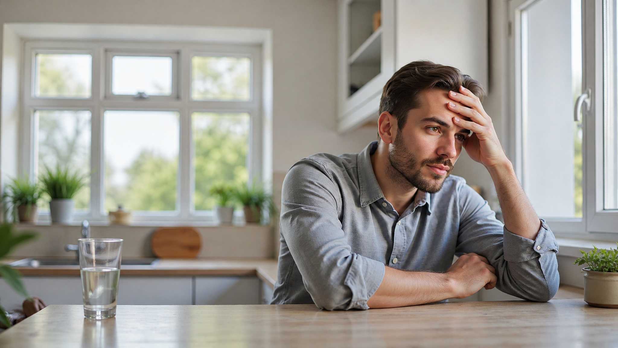 Adult experiencing wet brain symptoms and confusion